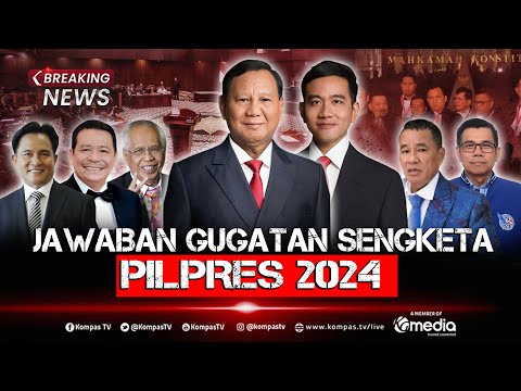 BREAKING NEWS - Prabowo-Gibran Jawab Gugatan Anies Ganjar, Sidang Sengketa Pilpres 2024