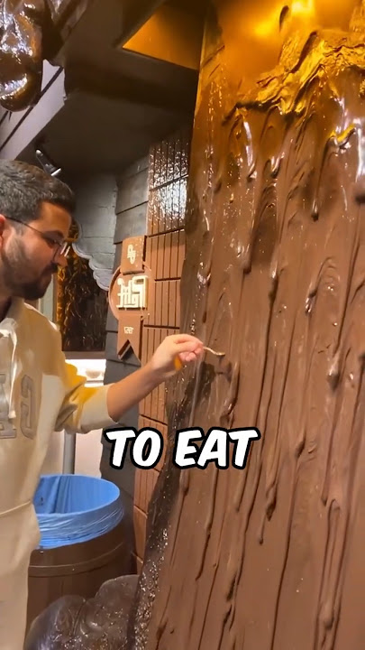 The Chocolate Waterfall That Never Stops 😱