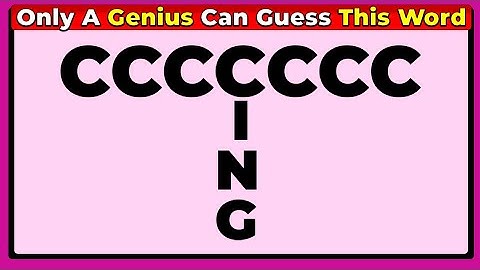 20 Hard Brain Teasers That Will Boost Your Thinking, only a GENIUS Can Answer |Rebus Puzzles Part 14