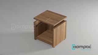 HOMPAC BEDSIDE TABLE ASSEMBLING INSTRUCTIONS