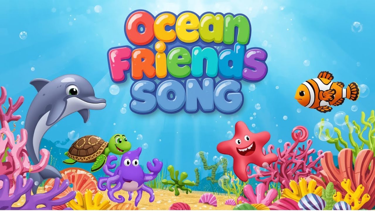 Ocean Animals Song | Learn Ocean Animals | Song for Kids