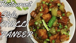 Restaurant Style CHILLI PANEER Recipe/होटल जैसा चिली पनीर रेसिपी/Easy Chili Paneer|Kitchen Rangmanch