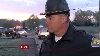 Cross-county police chase ends in shootout, one man injured