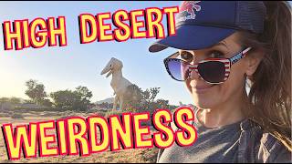 The Hills Have Eyes Bell Mountain And Concrete Dinosaurs High Desert Expedition Part I