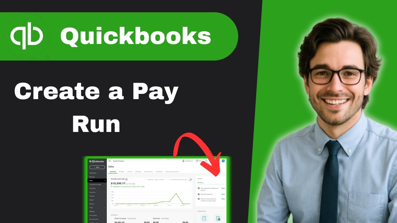 How to create a pay run in QuickBooks Payroll (full guide) - YouTube