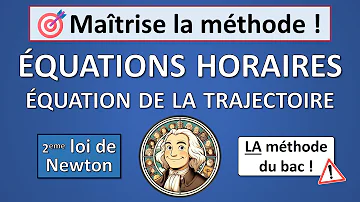 Comment déterminer l'équation horaire d'un mouvement ?