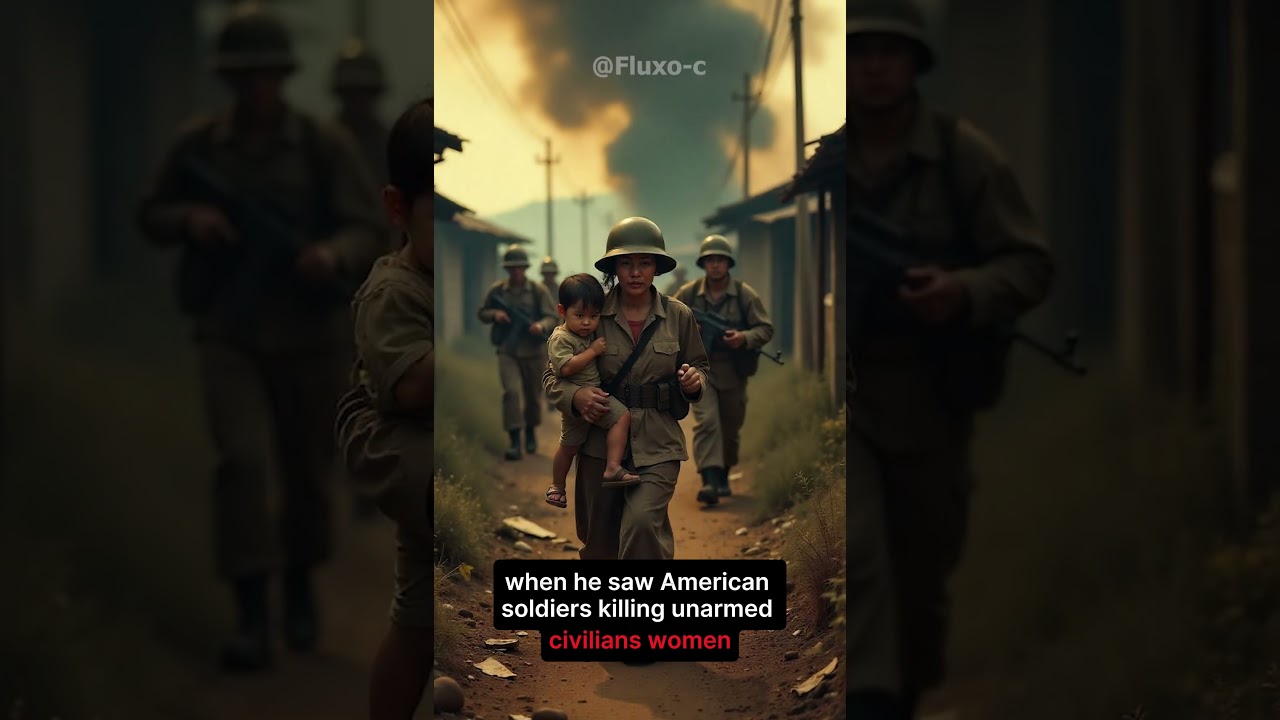 He aimed his guns at U S  troops… to save innocent #shorts