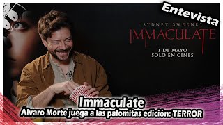 ENTREVISTA | Álvaro Morte juega a las palomitas edición: TERROR y nos habla de IMMACULATE SUBS ON