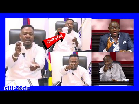 Nigel Gaisie tears up Ken Agyapong's Kwaku Annan suit 'writ' notice on live tv;calls him Kwasia Man