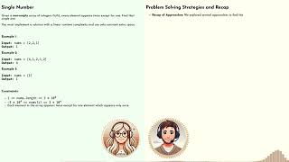 Single Number: A Deep Dive into Algorithmic Solutions | Audio Podcast
