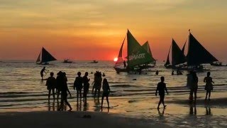 Закат на острове Боракай, Boracay Sunset, Canon G7x (11/04/2016)