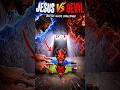 😱 Jesus vs Devil Bottle Glass Challenge 🔥 #trending #shorts