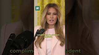 Dans un discours, Melania Trump adresse à son mari un compliment auquel personne n'a cru