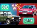 Range Rover vs Mercedes S124 Дубровского Синдиката! Как поставить на учет старые машины? Челендж #1
