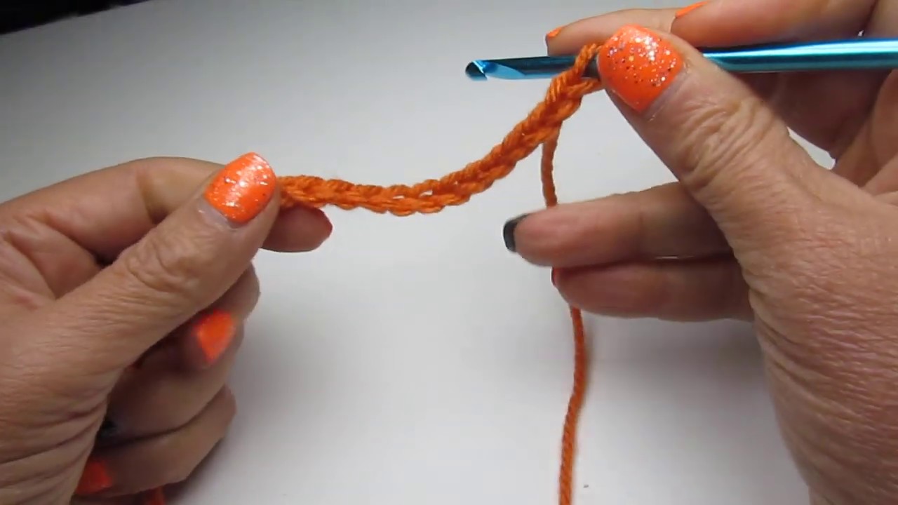 How To Crochet A Half Double Crochet - YouTube