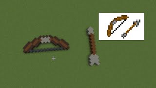 Minecraft Bow And Arrow Pixel Art Tutorial