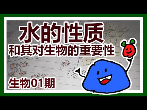 水的性质和其对生物的重要性 【 生物01期】