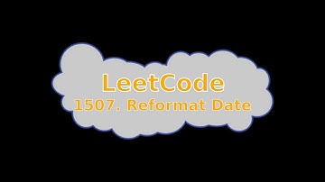 [LeetCode] 1507. Reformat Date
