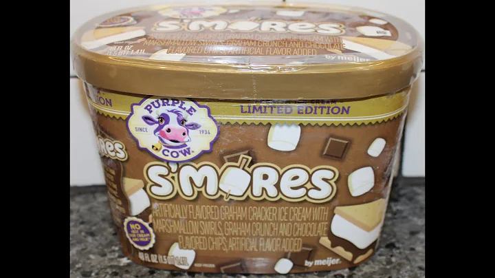 Purple Cow (Meijer) Ice Cream: Smores Review