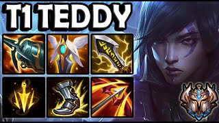 T1 Teddy APHELIOS ADC vs KAISA - Patch 11.4 Korea Challenger ✅