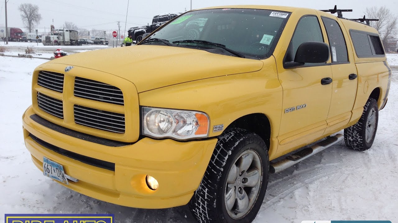 2005 Dodge Ram 1500 16396 - YouTube