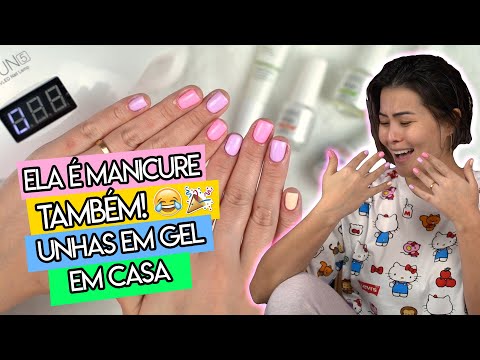 Vídeo: Manicure Com Esmalte Gel Em Casa