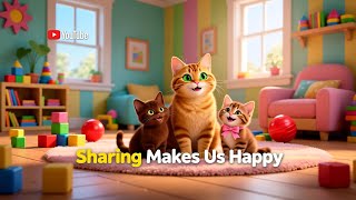 Mama Mia, Coco & Momo Sharing Makes Us Happy Kids Learning Series