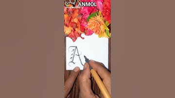 ANMOL Name Calligraphy #art #artist #artkopoint #artwork #shezi #calligraphy