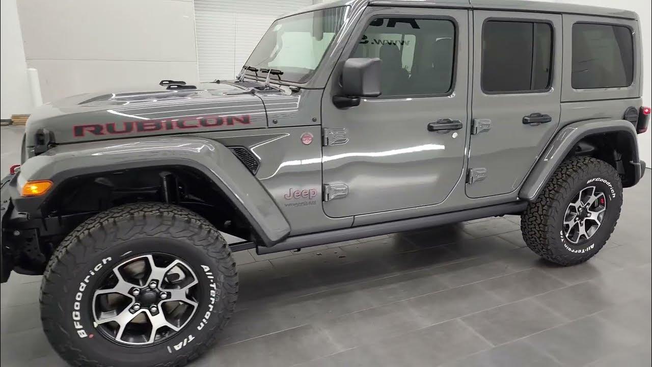 BRAND NEW 2022 JEEP WRANGLER 4 DOOR RUBICON STING GRAY EXPRESS 4K  WALKAROUND 22J51 SOLD! - YouTube