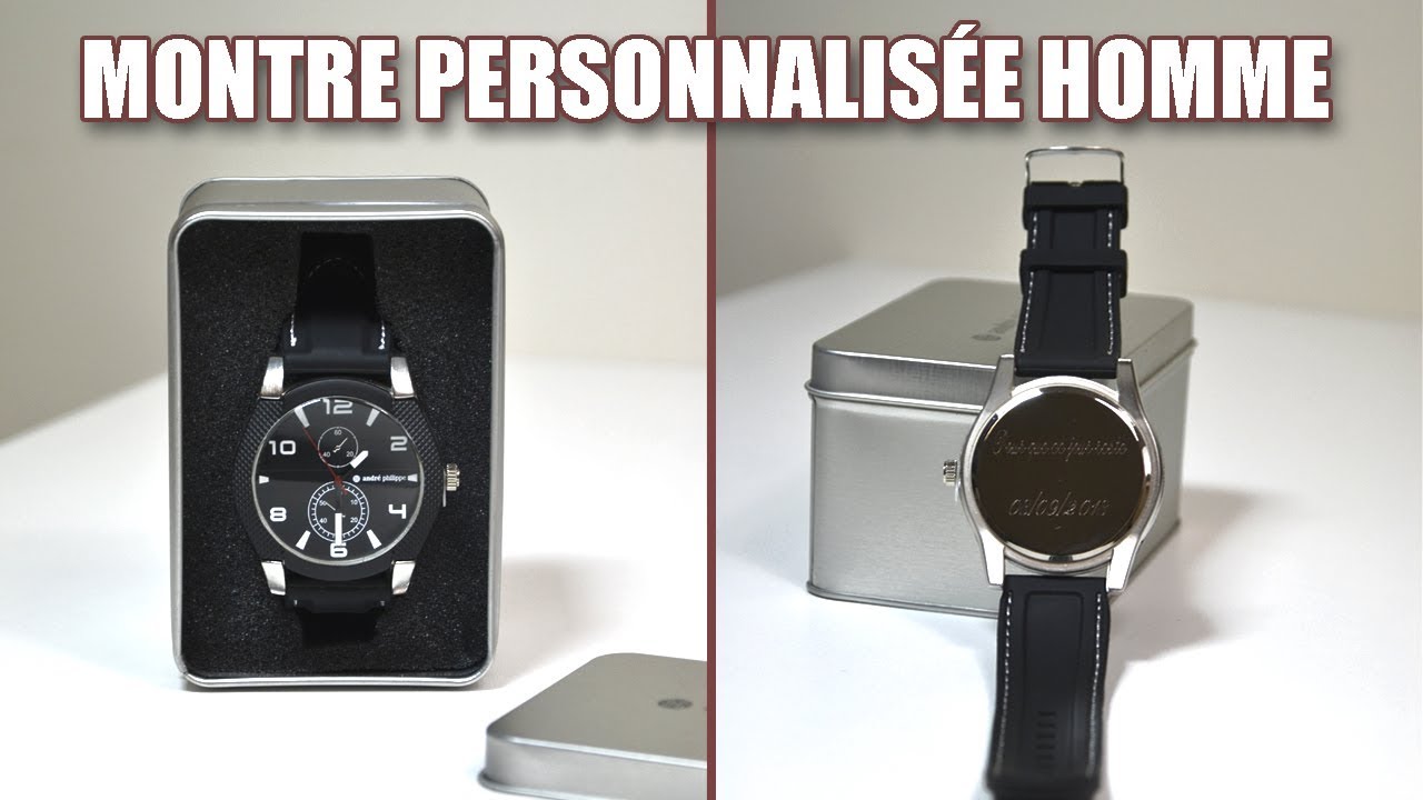 Montres photo personnalisées pour hommes, montre en acier inoxydable avec nom gravé personnalisé, cadeau d'anniversaire pour papa, cadeau pour lui, cadeau fête des pères - France