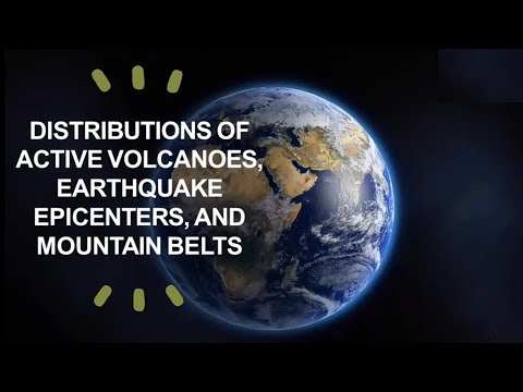 earthquake volcanoes belts mountain active
