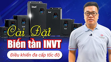Hướng dẫn chi tiết cài đặt biến tần INVT chạy đa cấp tốc độ