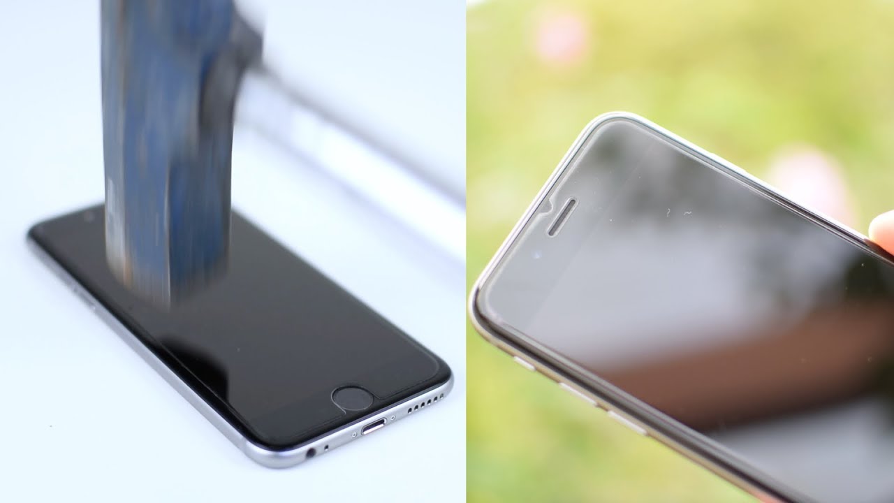 Hammer vs. iphone 6 mehr schutz durch panzerglas youtube