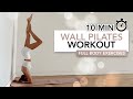 10 MIN WALL PILATES WORKOUT | Alternative Full Body Pilates Exercises With A Wall | Eylem Abaci