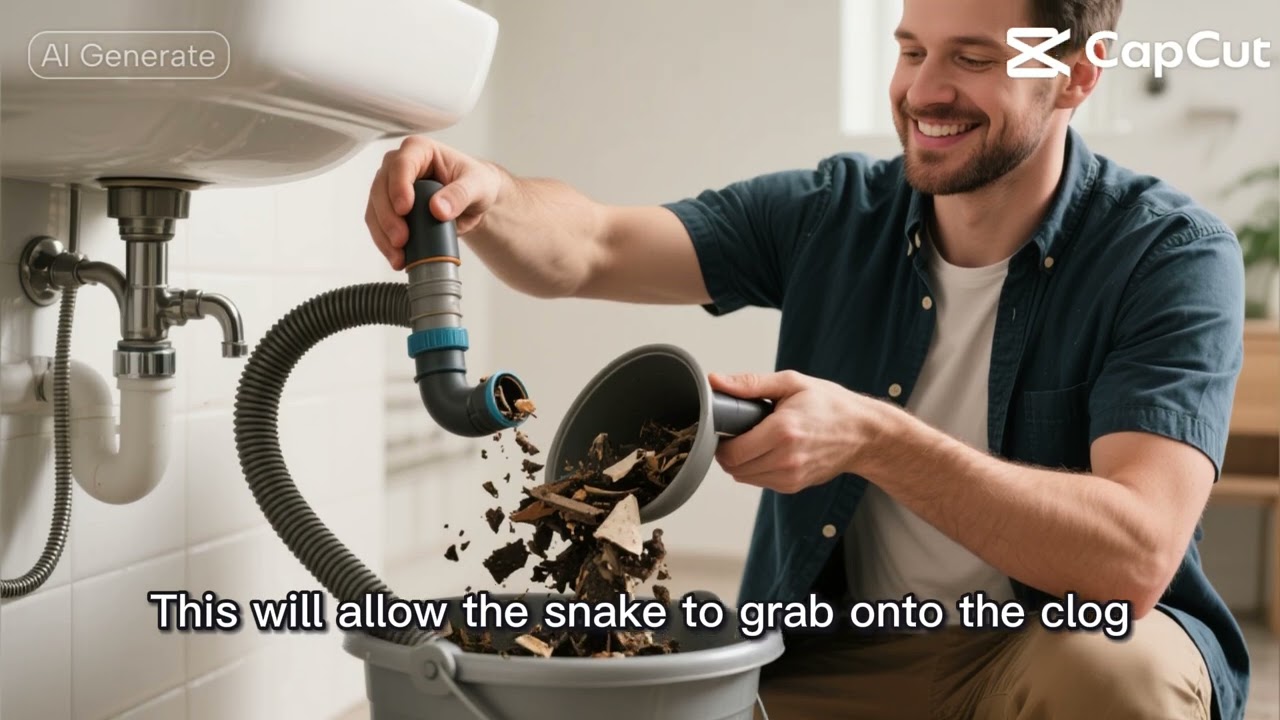 DIY-How to clear a clogged drain pipe 