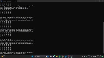 Minesweeper Terminal - Demo