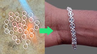 x model bracelet making | silver bracelet making | handmade