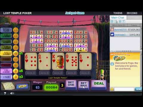 Pogo Games: Lost Temple Poker (Retired)