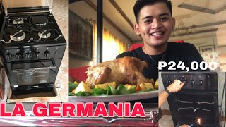 HOW TO GRILL AND BAKE USING LA GERMANIA GAS RANGE OVEN | Markcepillo