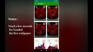 Sharingan Live Wallpaper App screenshot 1