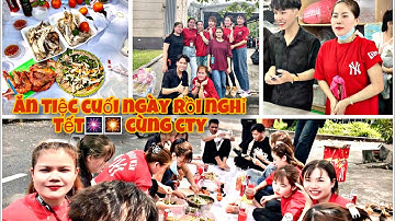 Ăn tiệc cuối năm nghỉ đón Tết 2025 #thachhao