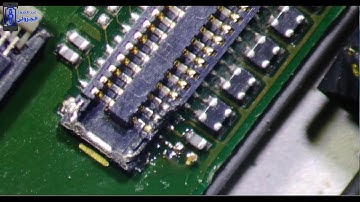 اصلاح عطل مسارات الاضاءة huawei y6 2019 lcd light solution