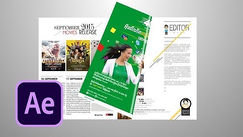 After Effect Tutorial: Make image flip using CC page turn