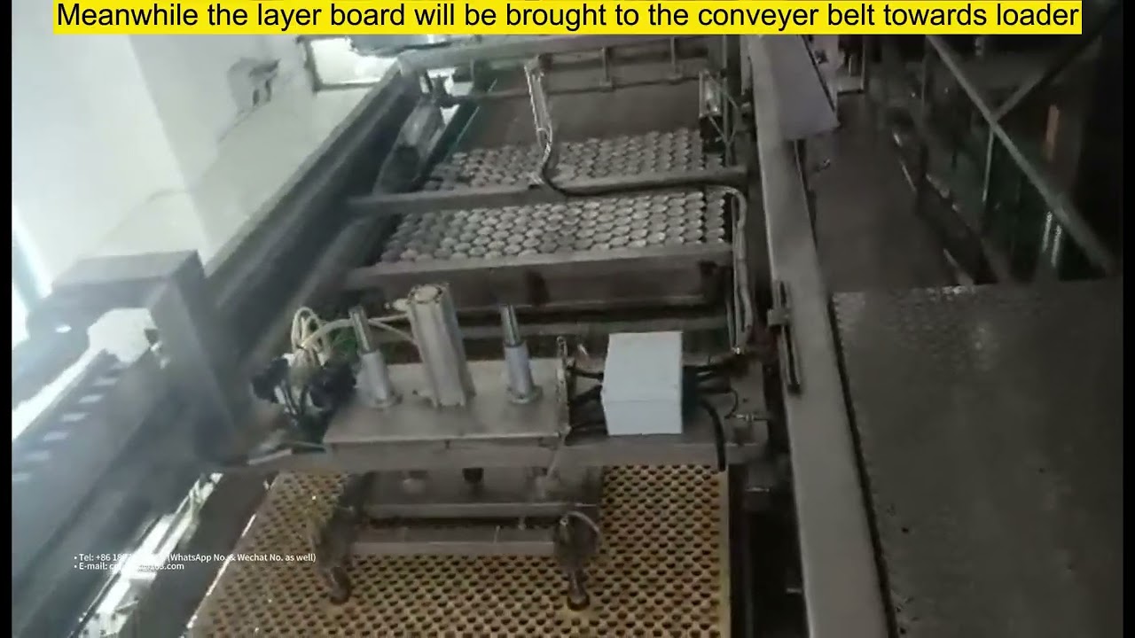 Canned drink retort basket loading & unloading machine