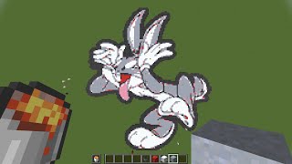 How To Draw Bunny in Minecraft ? | Pixel Art