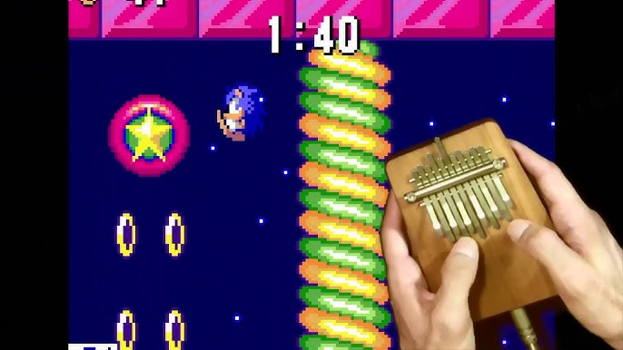 🏁Green Hill Zone - Sonic The Hedgehog Kalimba Tabs Letter & Number Notes  Tutorial 