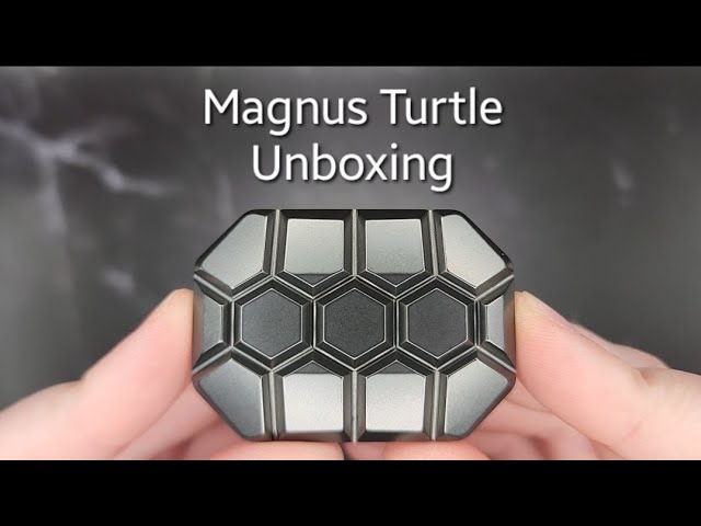 MAGNUS 3Click Turtle Slider Zircフィジェットトイ Unboxing the Magnus Turtle 3-click slider in zirconium - YouTube