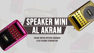 Speaker Quran Murottal Al-Akram  - Cocok Untuk Diputar Dirumah atau dibawa Kemanapun #Edisi Terlaris