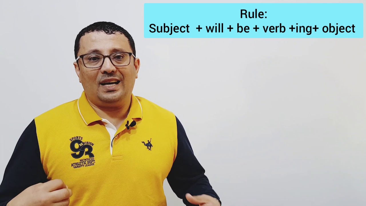 المستقبل المستمر will be doing  - متى تقول I will sleep  و I will be sleepingالمستوى الخامس الحلقة25