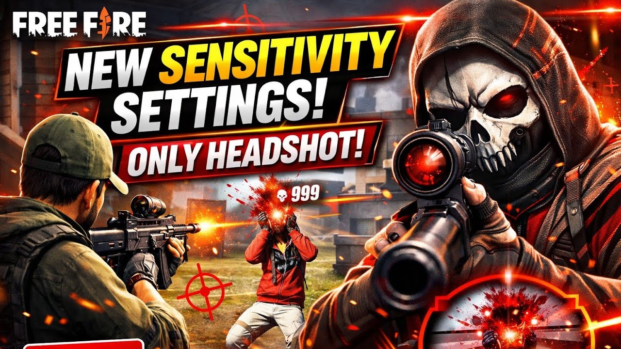 Free Fire Live 🔴 New Sensitivity Settings 🔥 Only Headshot 💯 | Pro Headshot Live